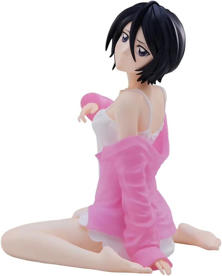 Soul Society Rukia Kuchiki Relax Time Version Cute Collectible Anime Figure 4.29" in - 10.9 cm