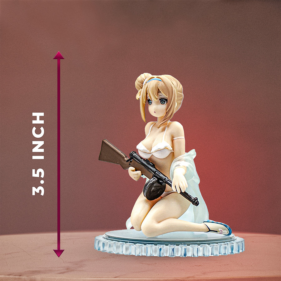 Girls Frontline Suomi 3.5" inch Swimsuit Version Cute Japanese Collectible