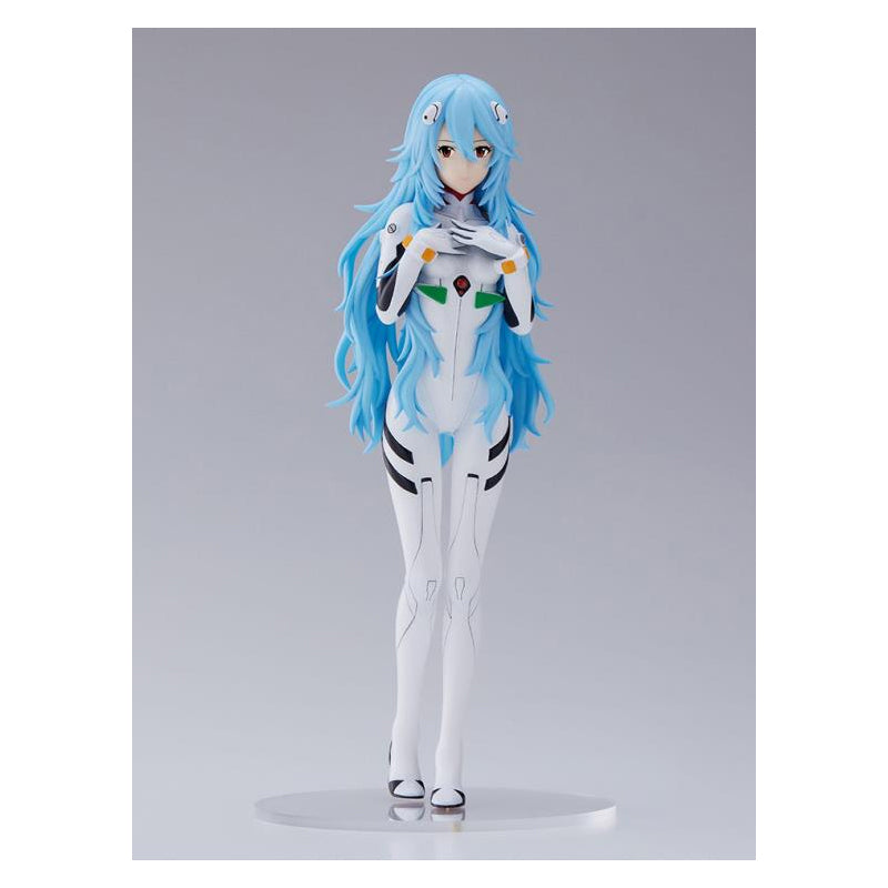 Rei Ayanami Long Hair Version SPM Series Action Figure Collectible Evangelion Character White Suit 8.66" in…