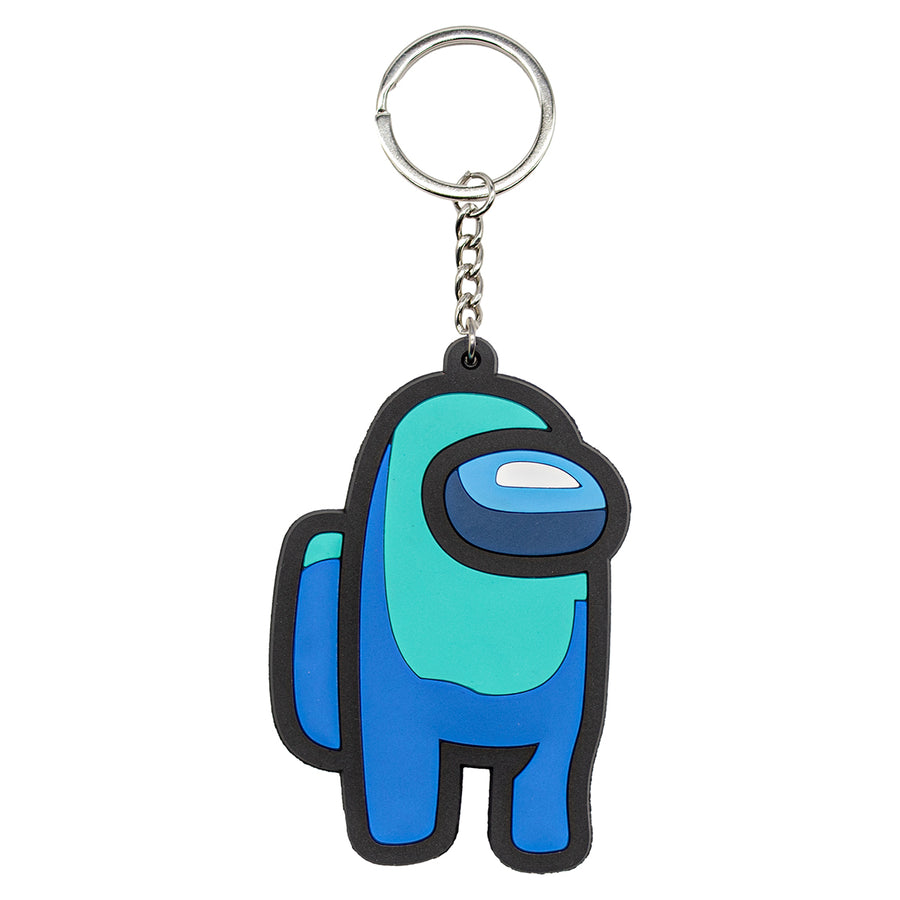 New Blue Among Us Video Game Toy Backpack Keychain Bag little figure tag