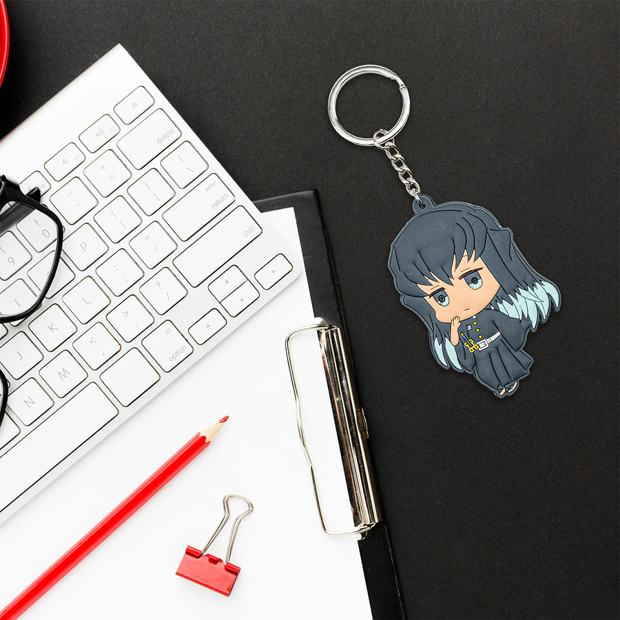 New Demon Slayer Anime Backpack Keychain Bag little figure MuichiroTtokito