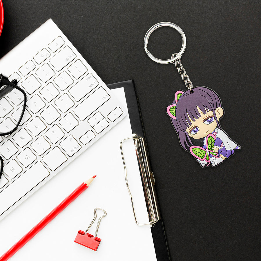New Demon Slayer Anime Backpack Keychain Bag little figure kanao tsuyuri