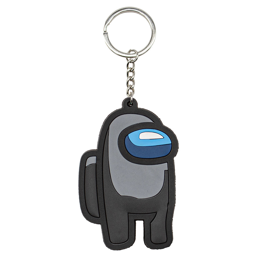 New Gray Among Us Video Game Toy Backpack Keychain Bag little figure tag