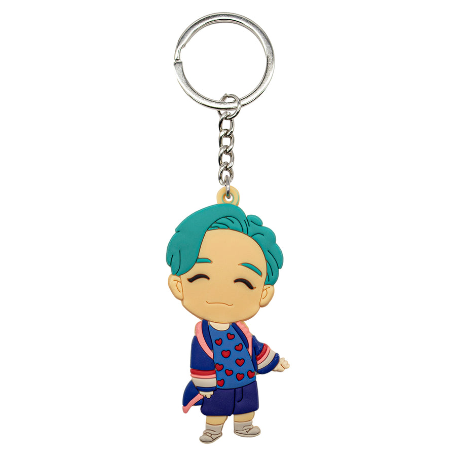 New BTS Kpop RM Korean Toy Backpack Keychain Bag little figure tag
