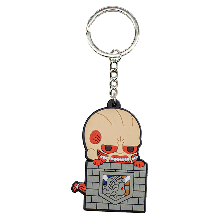 New Colossal titan Attack On Titan Anime Manga Toy Backpack Keychain Bag little figure tag