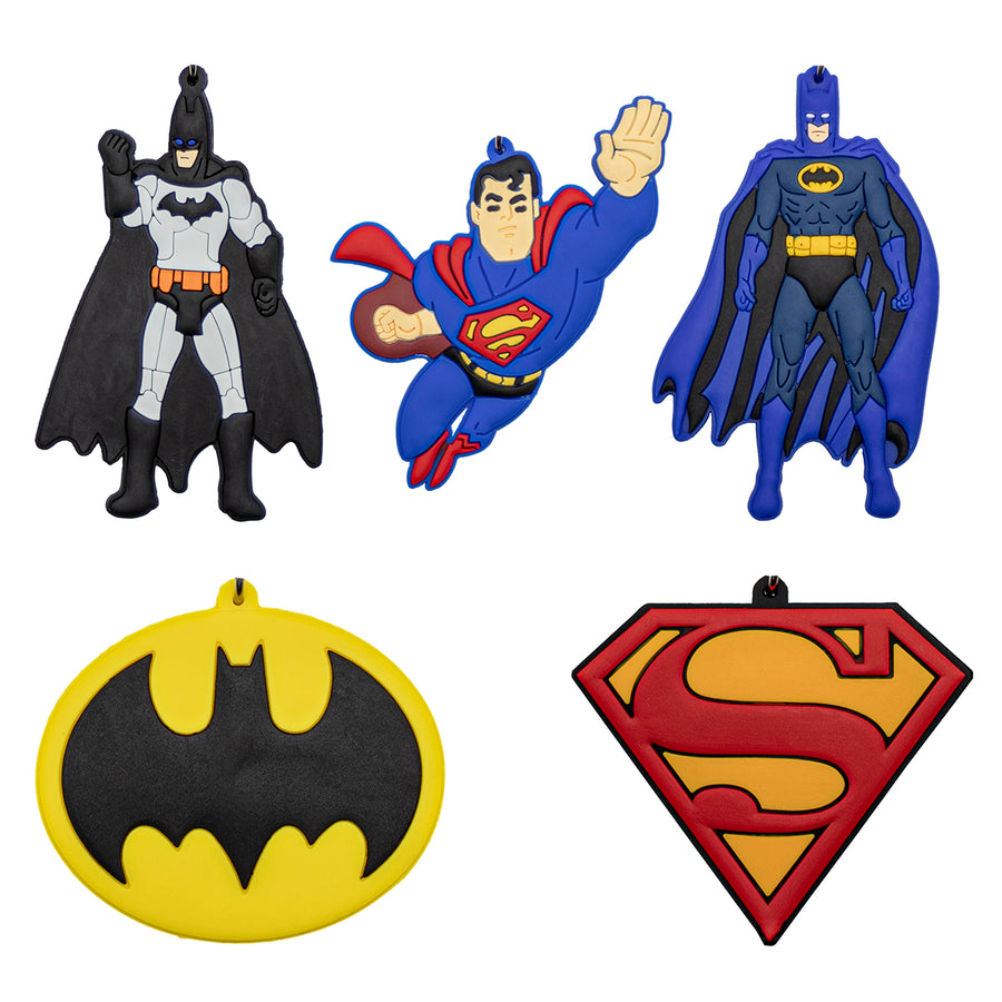 New Super Man DC Comics Superhero Series Toy Backpack Keychain Bag little figure tag