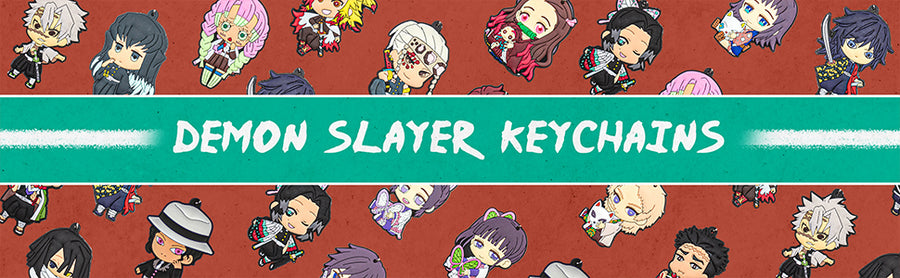 New Demon Slayer Anime Backpack Keychain Bag little figure gyomei himejima
