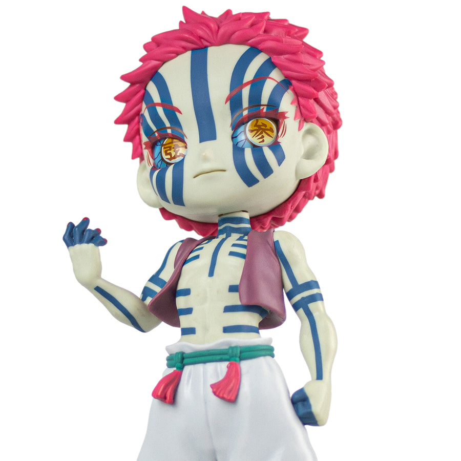 New Bandai Qposket Akaza Action Figure toy Anime Demon Slayer Figurine Statue Japan Import