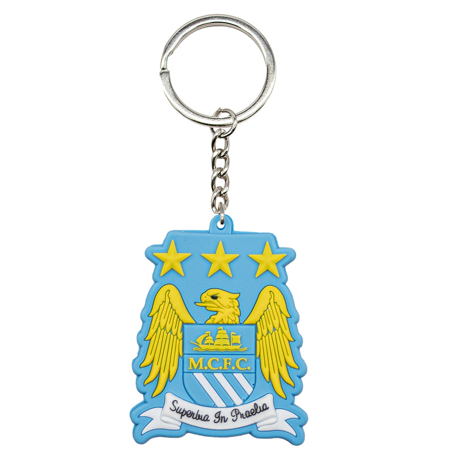 New MCFC Manchester City F.C. Sports Team Soccer Club Futbol Toy Backpack Keychain Bag little figure tag