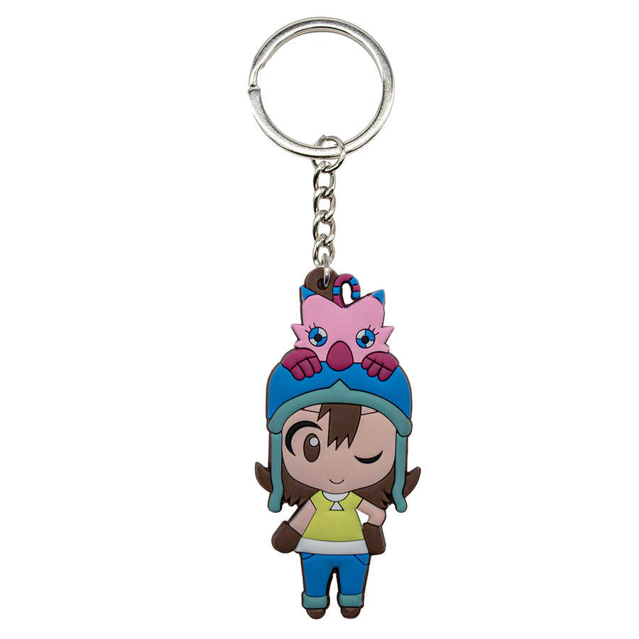 New Sora Japanese Manga Anime Series Digimon Toy Backpack Keychain Bag little figure tag