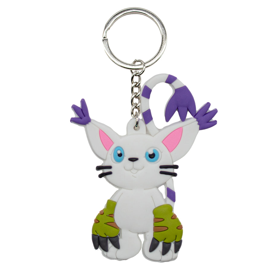 New Gatomon Japanese Manga Anime Series Digimon Toy Backpack Keychain Bag little figure tag