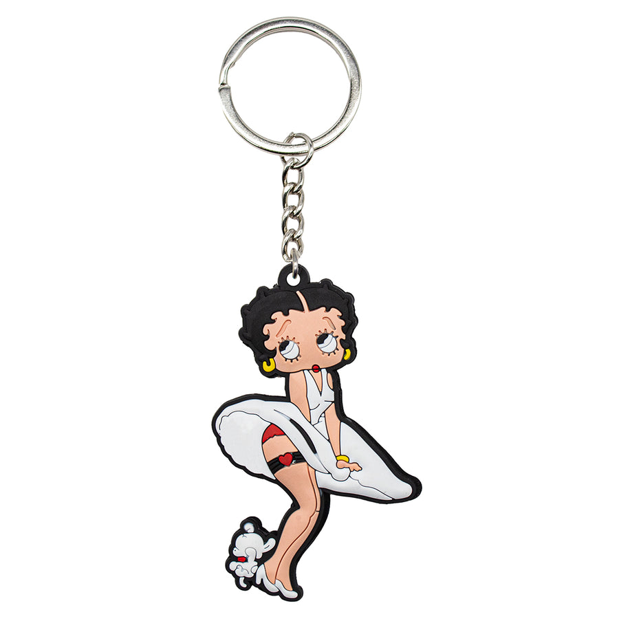 New Betty Boop Cartoon Animated Series Toy Backpack Keychain Bag little figure tag