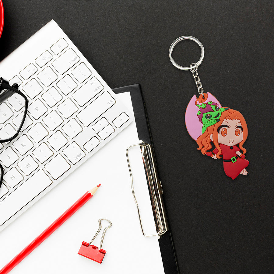 New Mimi Tachikawa Japanese Manga Anime Series Digimon Toy Backpack Keychain Bag little figure tag