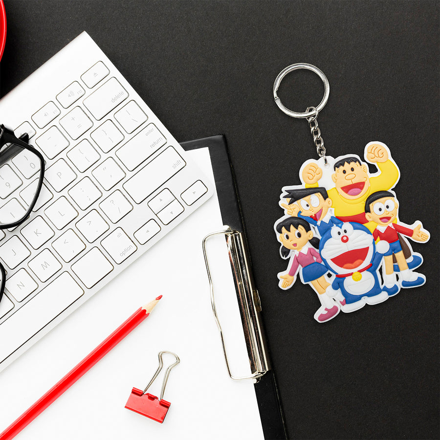 New Doraemon Japanese Manga Anime Series Toy Backpack Keychain Bag little figure tag