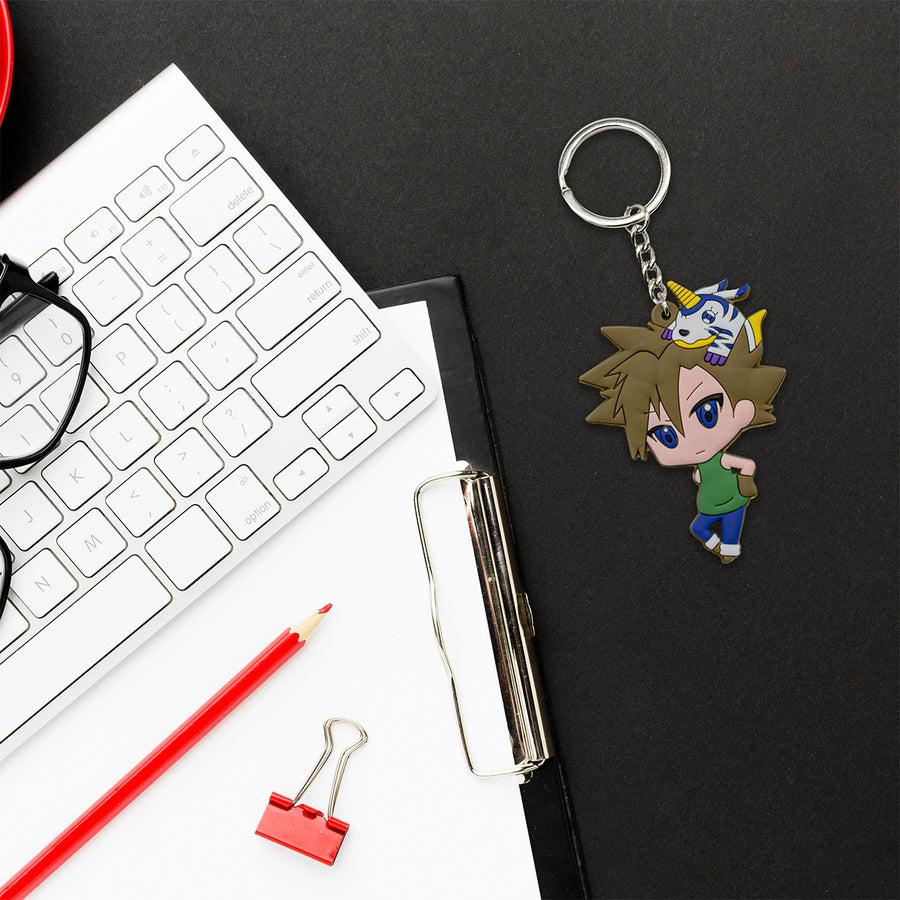 New Matt Ishida Japanese Manga Anime Series Digimon Toy Backpack Keychain Bag little figure tag