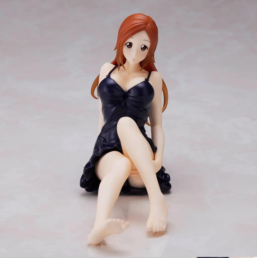 Soul Society Orihime Inoue Relax Time Version Cute Collectible Anime Figure 4.29" in - 10.9 cm